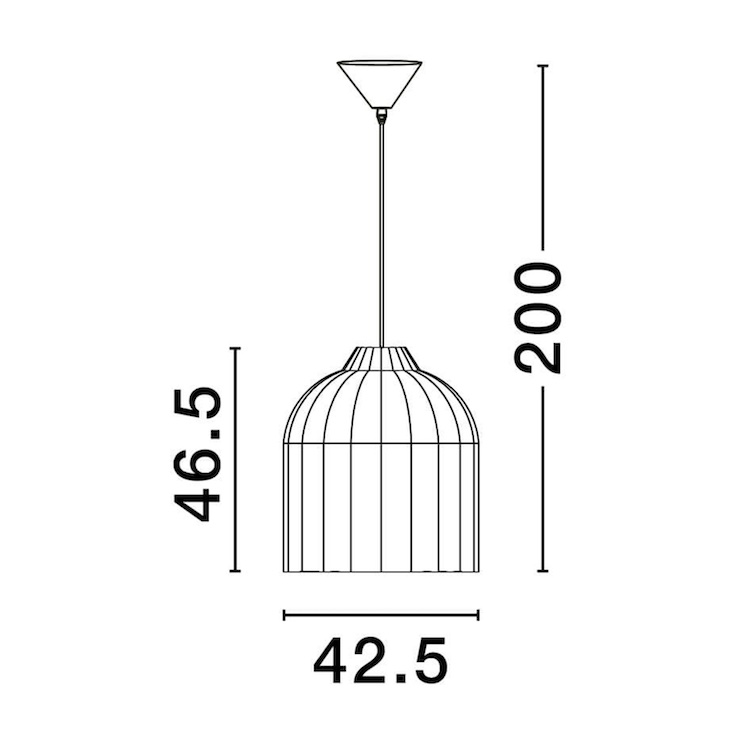 Nova Luce Bola 1-es függesztett lámpa