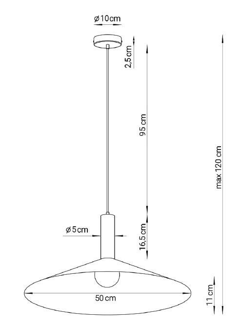 Vesuvio S függeszték - több színben