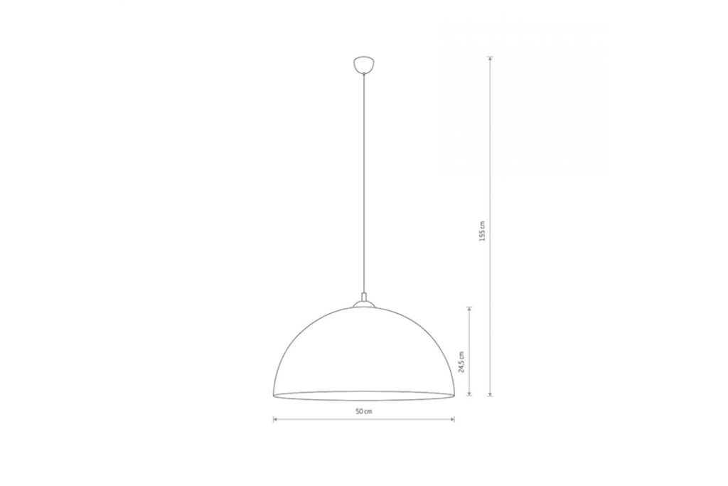 Hemisphere Super függeszték - réz