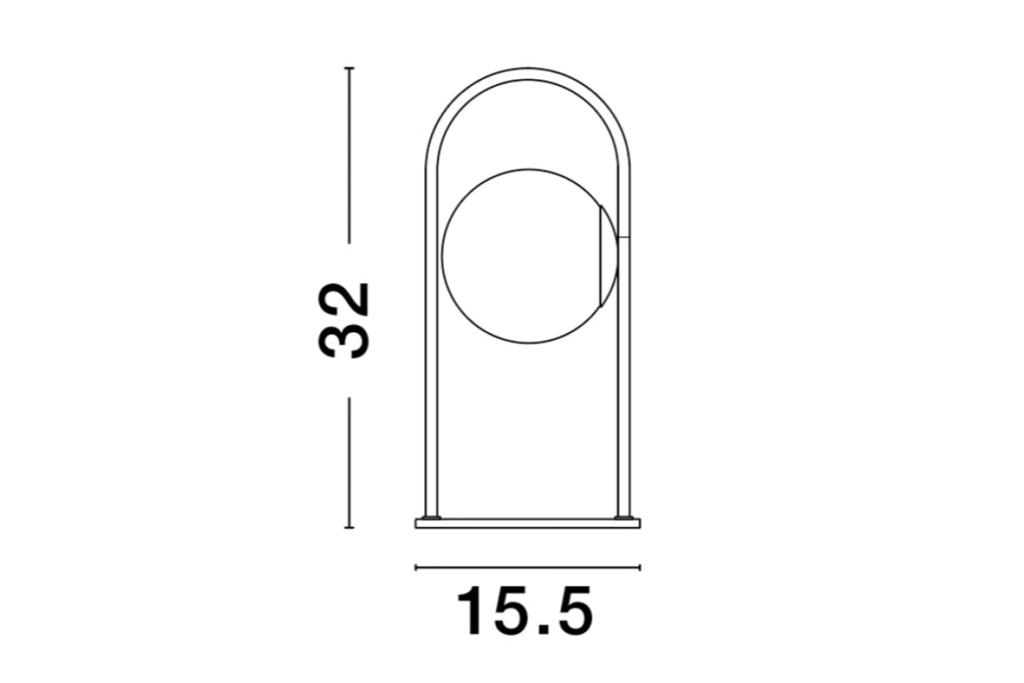 Hook LED asztali lámpa